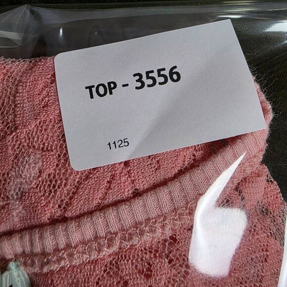 Maurices Pink Lace Sheer Tank Top Size M - Picture 6 of 6